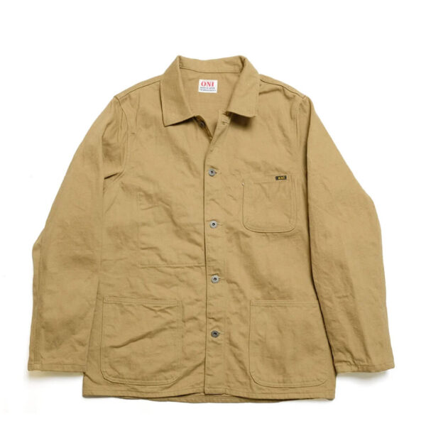 ONI DENIM 12oz Color Denim Coveralls Beige
