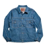 ONI DENIM 13.7oz Old Faded Blue Denim 2nd Type Denim Jacket Front