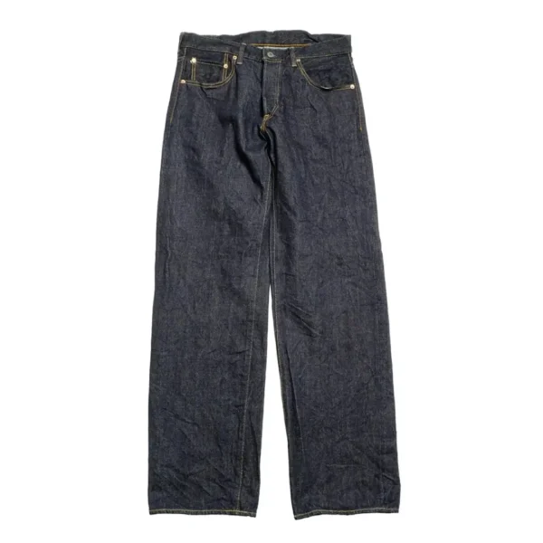 ONI DENIM 15oz Low Tension Selvedge Denim Wide Straight Front