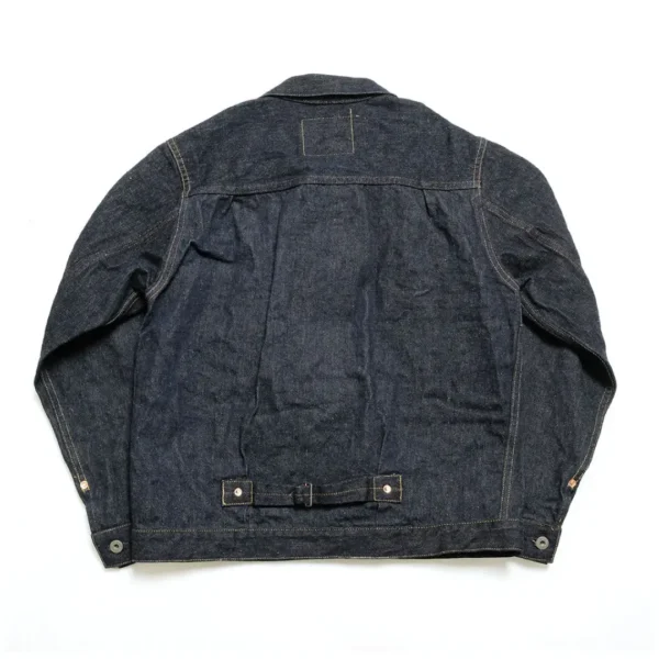 ONI DENIM 16.5oz Natural Indigo Denim 1st Type Denim Jacket back
