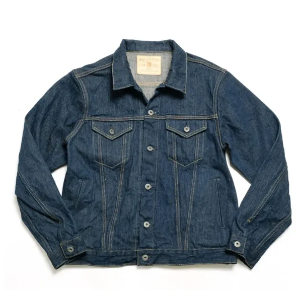 ONI DENIM 16oz Natural Indigo ONI KIWAMI 3rd Type Denim Jacket Front