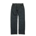 ONI DENIM 17oz Bumpy Denim Kusaki Just Right Straight Jeans Front