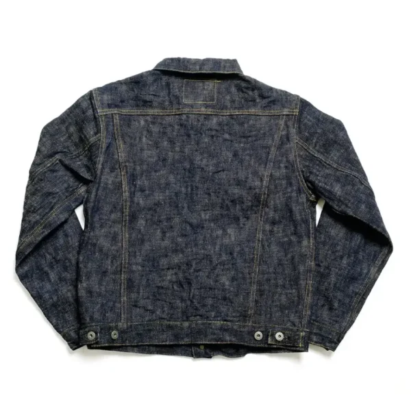 ONI DENIM 17oz ONI KASURI Denim 3rd Type Denim Jacket Back