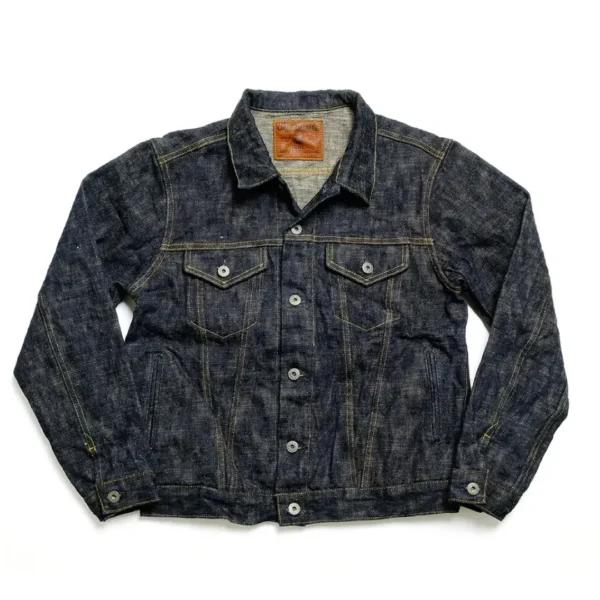 ONI DENIM 17oz ONI KASURI Denim 3rd Type Denim Jacket Front