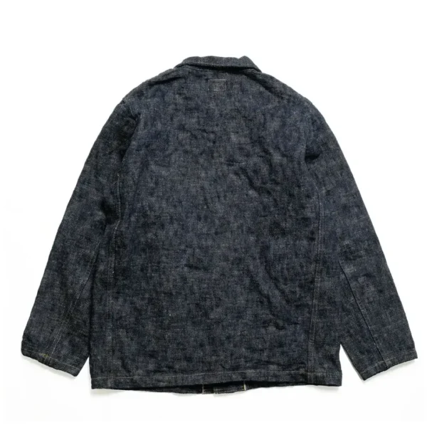 ONI DENIM 17oz ONI KASURI Denim Coveralls Back