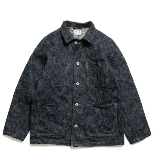 ONI DENIM 17oz ONI KASURI Denim Coveralls Front