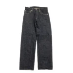ONI DENIM 20oz Asphalt Wide Straight Jeans Front