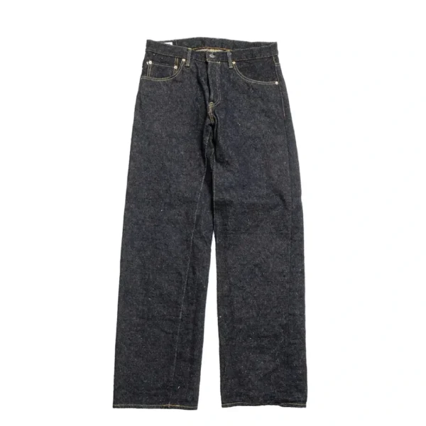ONI DENIM 20oz Asphalt Wide Straight Jeans Front