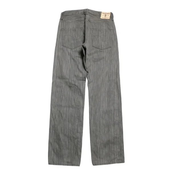 ONI DENIM 20oz Awa Sumi x Awa Shoai Regular Straight Jeans Back