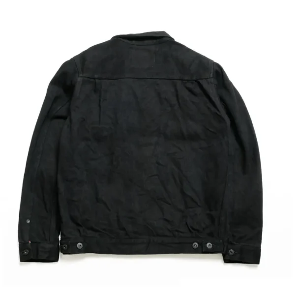 ONI DENIM 20oz ONI Secret Black Denim 2nd Type Denim Jacket Back