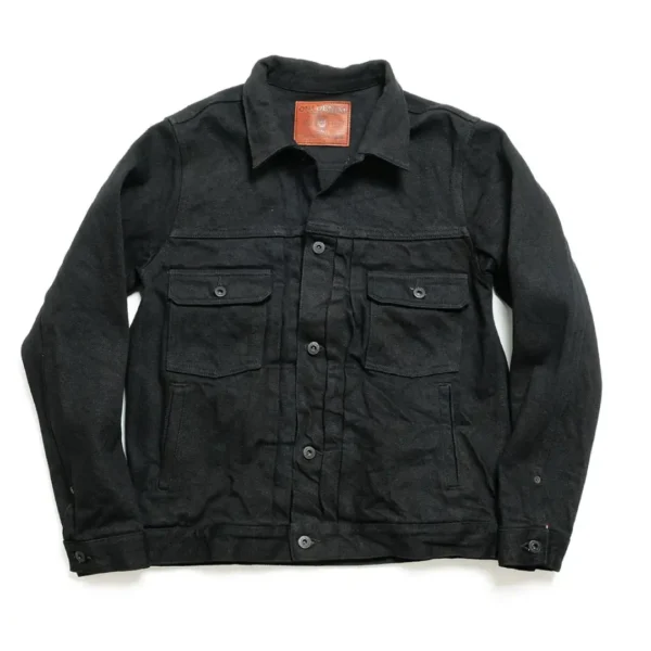 ONI DENIM 20oz ONI Secret Black Denim 2nd Type Denim Jacket Front