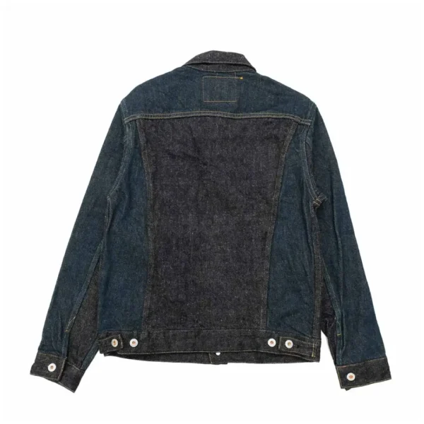 ONI DENIM 20oz ONI Secret Denim x 20oz Deep Indigo Secret Denim 3rd Type Denim Jacket Back