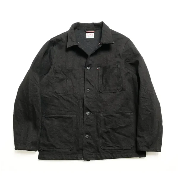 ONI DENIM 20oz Secret Black Denim ONI Secret Coveralls Front