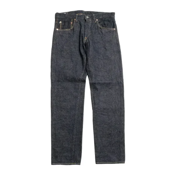 ONI DENIM 20oz Secret Denim Dark Indigo High Rise Relax Tapered Jeans Front