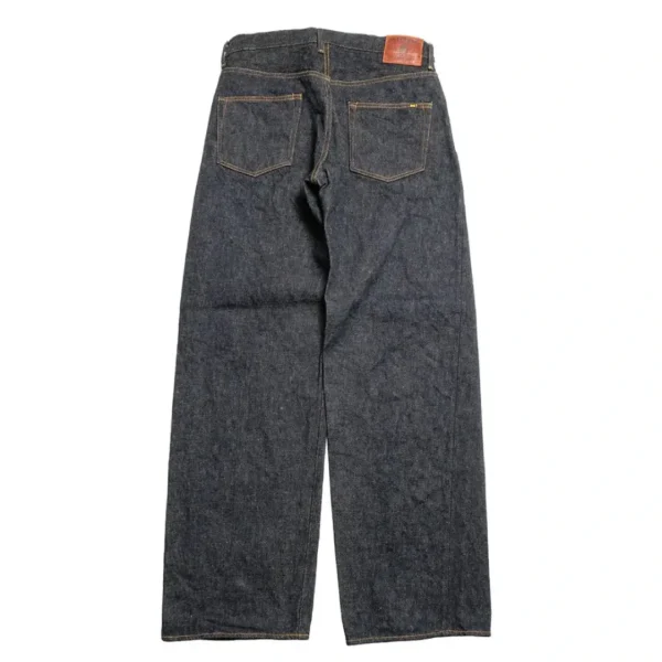 ONI DENIM 20oz Secret Denim Dark Indigo Super Wide Straight Jeans Back