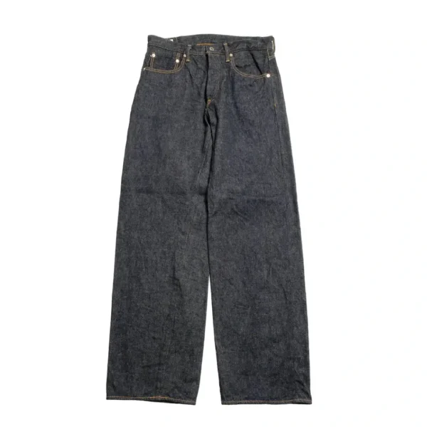 ONI DENIM 20oz Secret Denim Dark Indigo Super Wide Straight Jeans Front