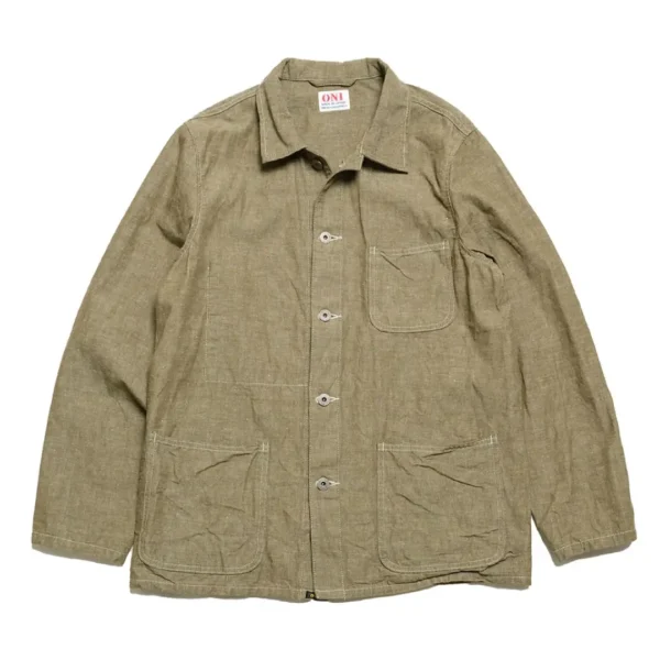 ONI DENIM 8.3oz Heavy Chambray Coveralls Front