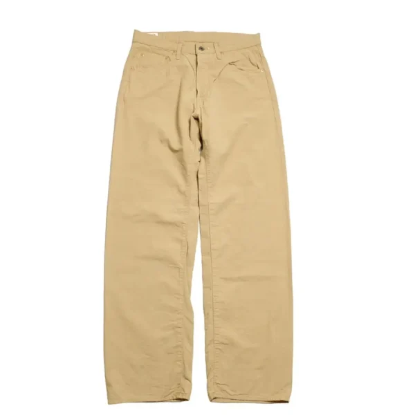 ONI DENIM 8oz Beta Selvedge Chambray Wide Straight Jeans Front