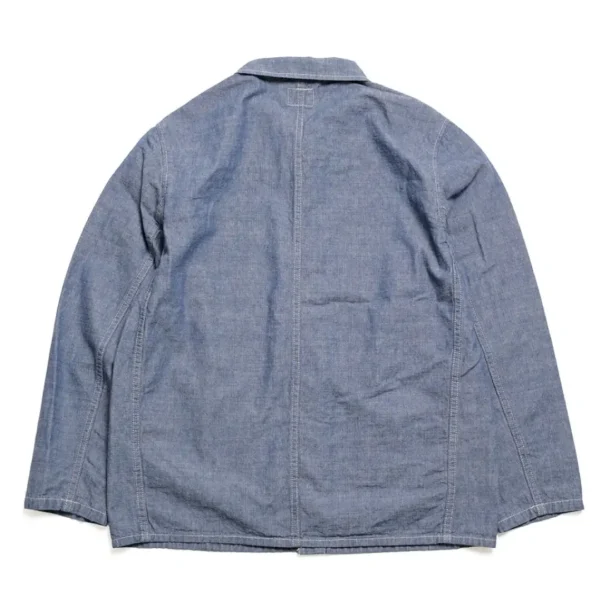ONI DENIM Coveralls 8oz Chambray Work Jacket Back