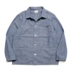 ONI DENIM Coveralls 8oz Chambray Work Jacket Front