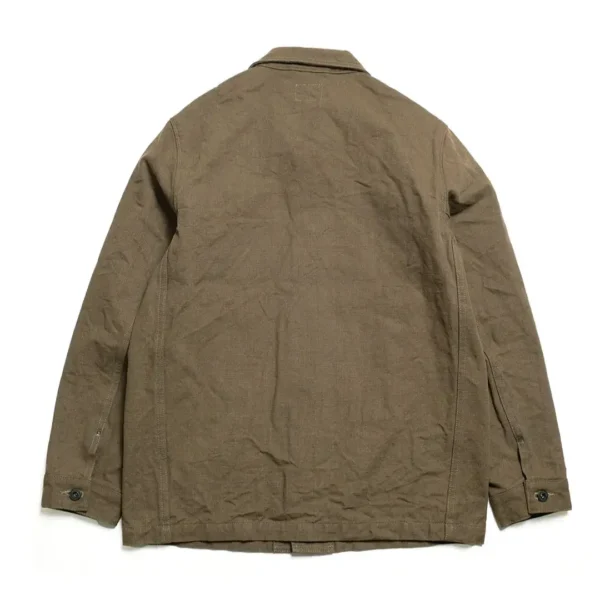 ONI DENIM Coveralls Sulfur Heavy Oxford Jacket Back