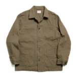 ONI DENIM Coveralls Sulfur Heavy Oxford Jacket Front