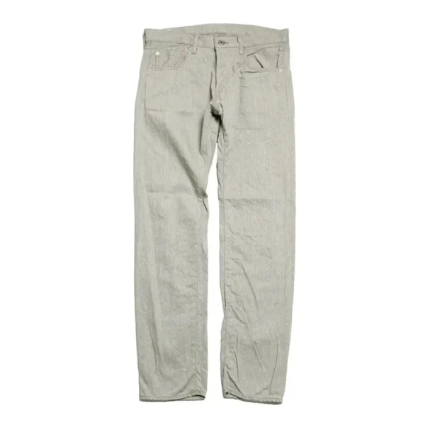 ONI DENIM Relax Tapered 11oz Mixed Gray Denim Jeans Front