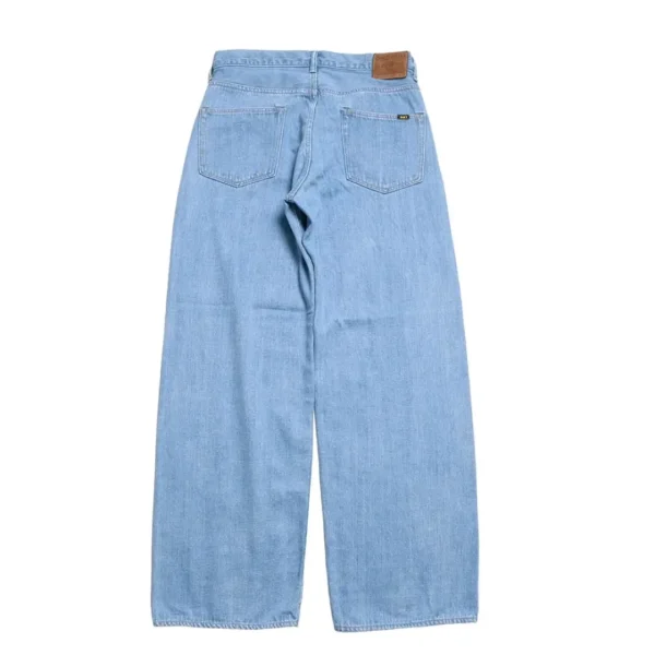 ONI DENIM Super Wide Straight 12oz KIRAKU Denim Bio Bleach Jeans Back