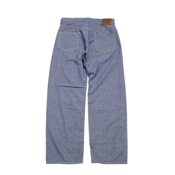 ONI DENIM Wide Straight 8oz Chambray Pants Back