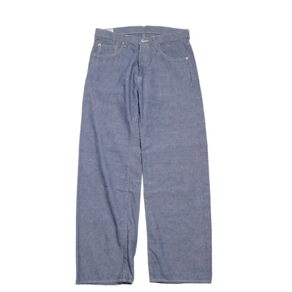 ONI DENIM Wide Straight 8oz Chambray Pants Front