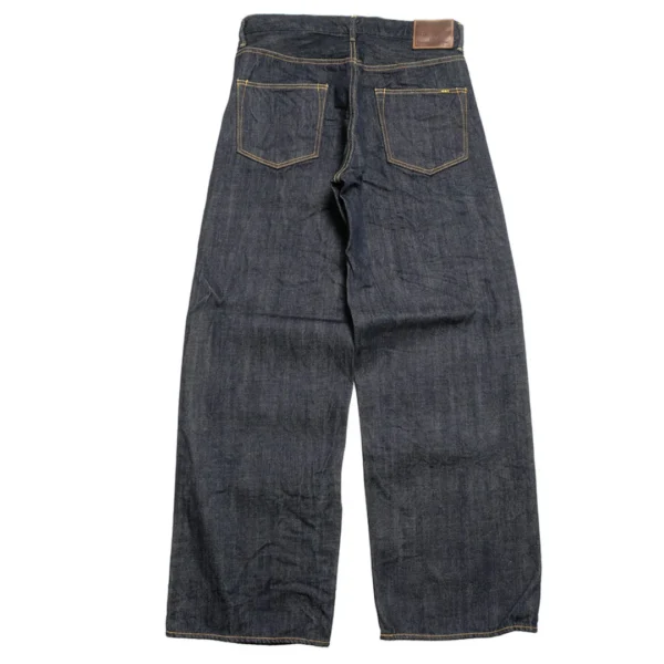 ONI Denim 12oz KIRAKU Super Wide Straight Jeans Back