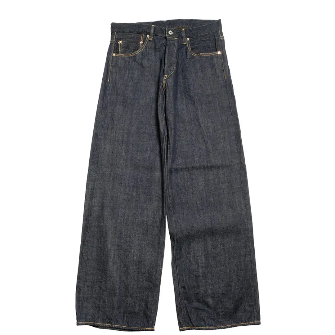 ONI Denim 12oz KIRAKU Super Wide Straight Jeans Front ONI Denim 12oz KIRAKU Super Wide Straight Jeans Front