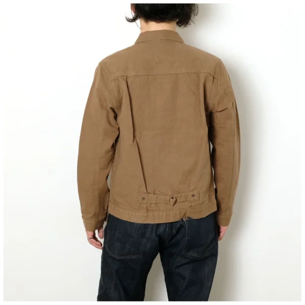 ONI Denim 13oz Sulfur Heavy Oxford 1st Type Denim Jacket Back