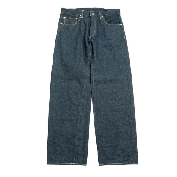 ONI Denim 15oz Ishikawa-dai Denim Wide Straight Jeans Front