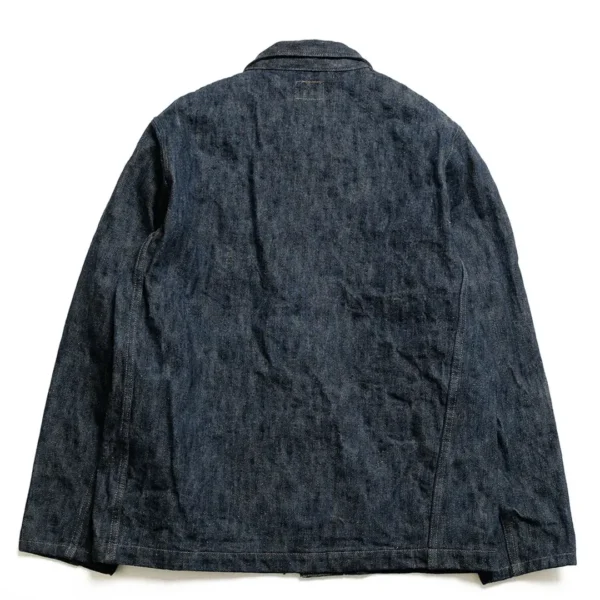 ONI Denim 16oz Natural Indigo ONI-KASE Coverall Jacket Back