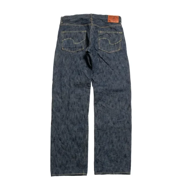 ONI Denim 16oz Natural Indigo ONI-KASE New Regular Straight Jeans Back
