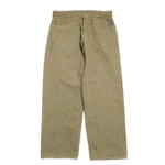 ONI Denim 18oz Olive Denim – Super Wide Tapered Jeans Front