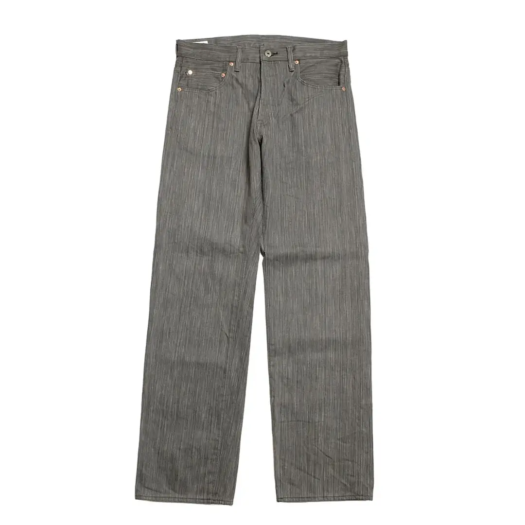 ONI Denim 20oz Awa Sumi Kuro Denim Regular Straight Jeans Front ONI Denim 20oz Awa Sumi Kuro Denim Regular Straight Jeans Front