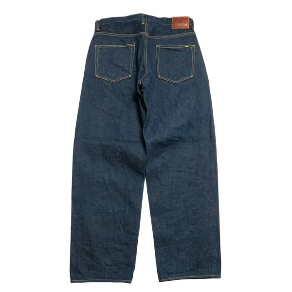 ONI Denim 20oz Secret Denim Super Wide Tapered Jeans – Light Brown Weft Back