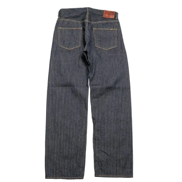 ONI Denim Drop-Needle Jacquard Striped Denim Back