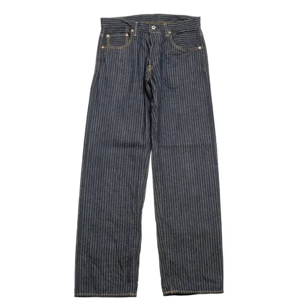 ONI Denim Drop-Needle Jacquard Striped Denim Front